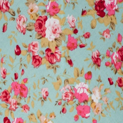 Green Floral Swatch Green Floral Swatch