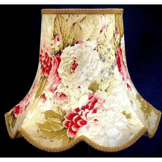 Chintz Floral Gold Modern Fabric Lampshades