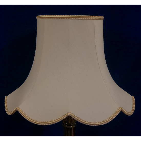 Cream and Gold Modern Fabric Lampshades