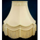 Cream Regal Double Scallop Fabric Lampshades Cream Regal Double Scallop Fabric Lampshades