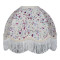 Lilac Floral Dome Fabric Lampshades