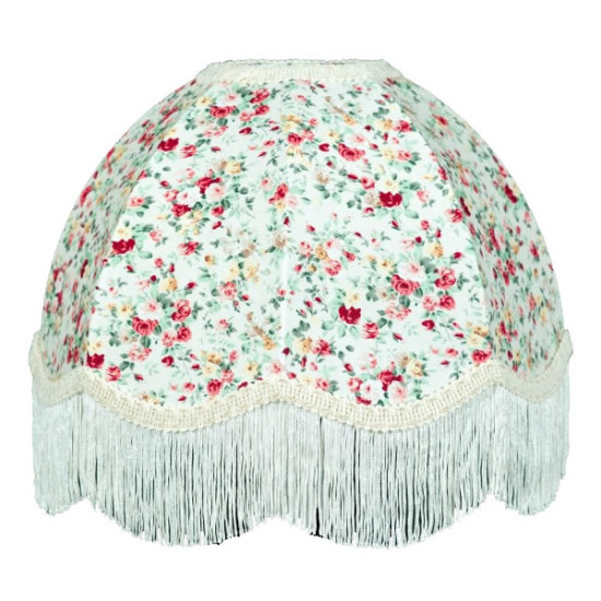 Rose Floral Dome Fabric Lampshades