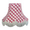 Pink Gingham Check Fabric Lampshades