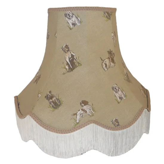 Dogs Design Fabric Lampshade