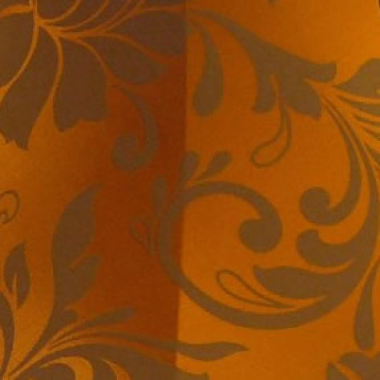 Orange Spice Brocade Swatch