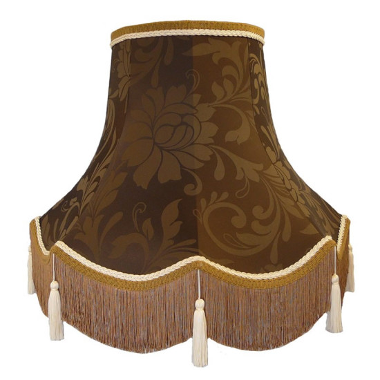 Harlequin Cocoa Brown Fabric Lampshades