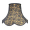 Gold and Black Lace Modern Fabric Lampshades