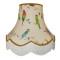 Parrots and Toucan Gold Fabric Lampshades