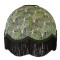 Botanical Palm Leaf Dome Fabric Lampshades