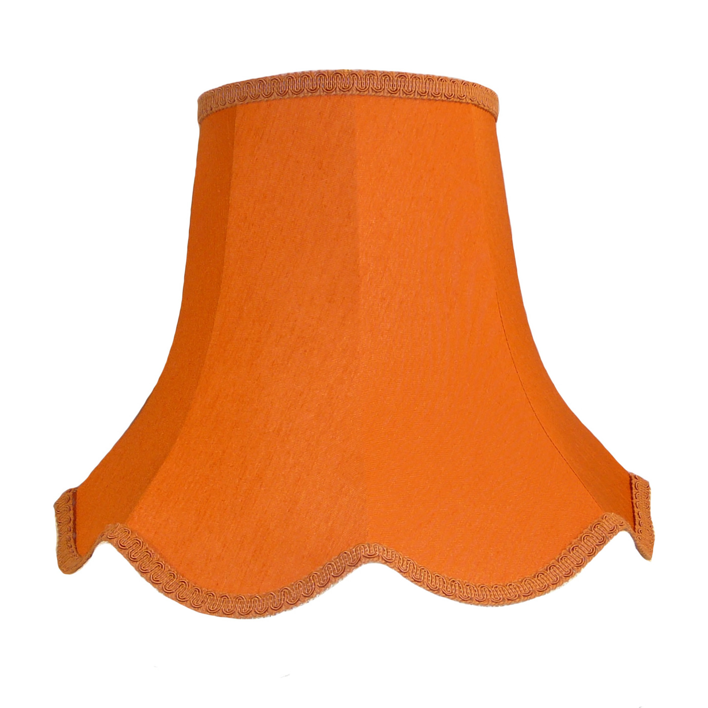 Burnt Orange Elizabeth Solo Fabric Lampshade