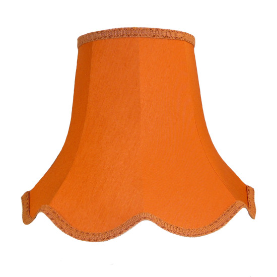 Burnt Orange Modern Fabric Lampshades