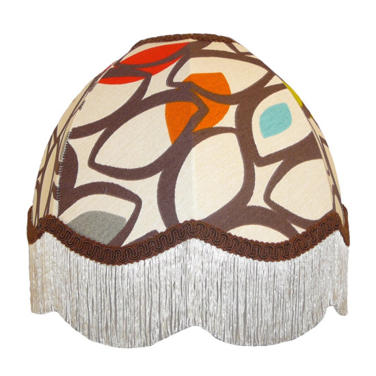 Cedar Cinnamon Dome Fabric Lampshades Cedar Cinnamon Dome Fabric Lampshades