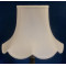 Cream Modern Scalloped Fabric Lampshades