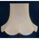 Cream Modern Scalloped Fabric Lampshades