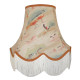 Beige Flamingo Fabric Scalloped Lampshades