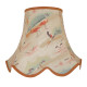 Beige Flamingo Modern Scalloped Fabric Lampshades