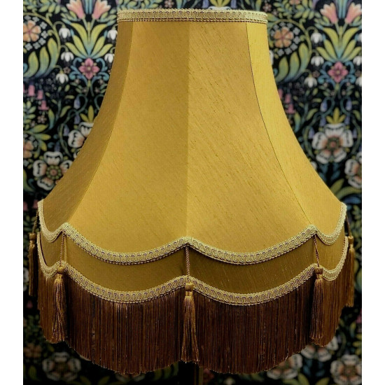 Antique Gold Double Fabric Lampshades