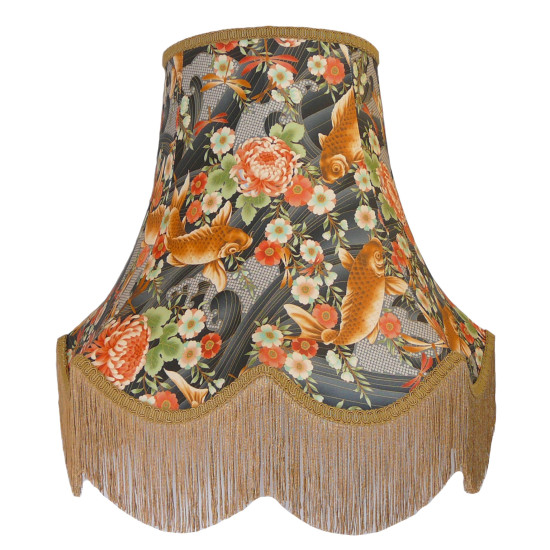 Oriental Koi Carp Fabric Lampshades