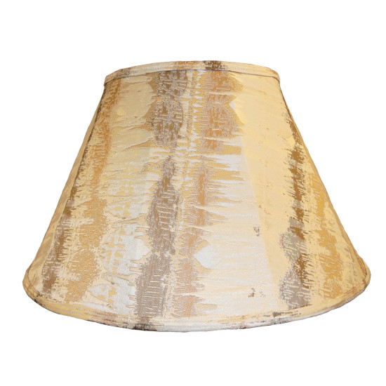 Inca Cream Fabric Tapered Empire Lampshades