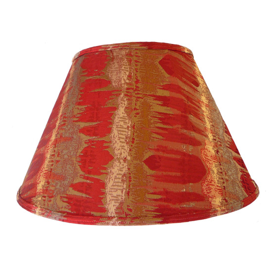 Inca Rosso Fabric Tapered Empire Lampshades