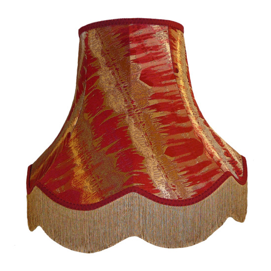 Inca Rosso Fabric Lampshades