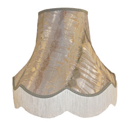 Moroccan Silver Fabric Lampshades