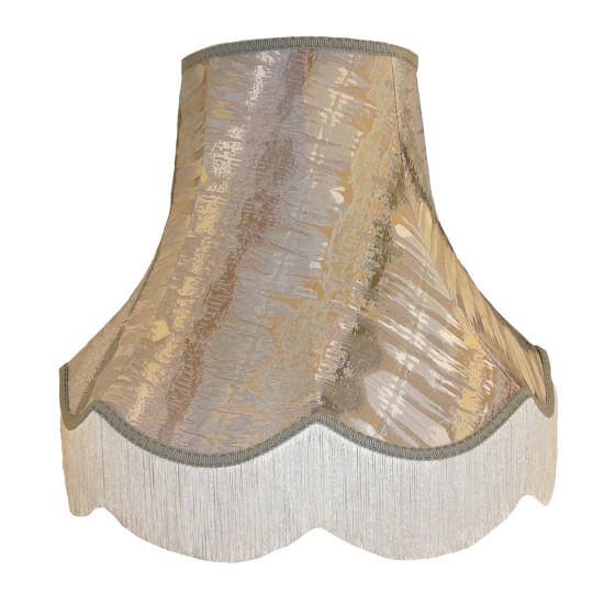 Moroccan Silver Fabric Lampshades