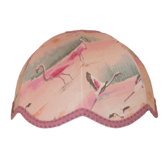 Pink Flamingo Dome Modern Fabric Lampshades
