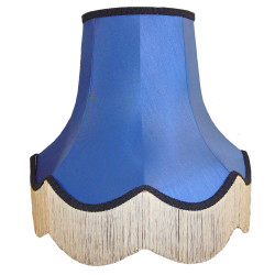Royal Blue Fabric Lampshades