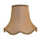Brown Beige Modern Scalloped Fabric Lampshades