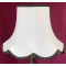 White With Black and Gold Modern Fabric Lampshades