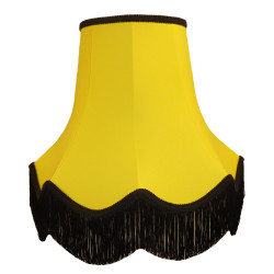 Yellow Fabric Lampshades