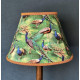Peacock Plume Green and Gold Fabric Lampshades