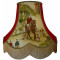 Tally Ho Hunting Scene Rosso Fabric Lampshades