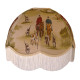 Tally Ho Hunting Scene Dome Fabric Lampshades