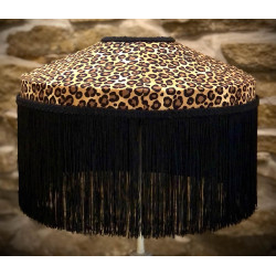 Beige Leopard Animal Print Tiffany Lampshades Beige Leopard Animal Print Tiffany Lampshades