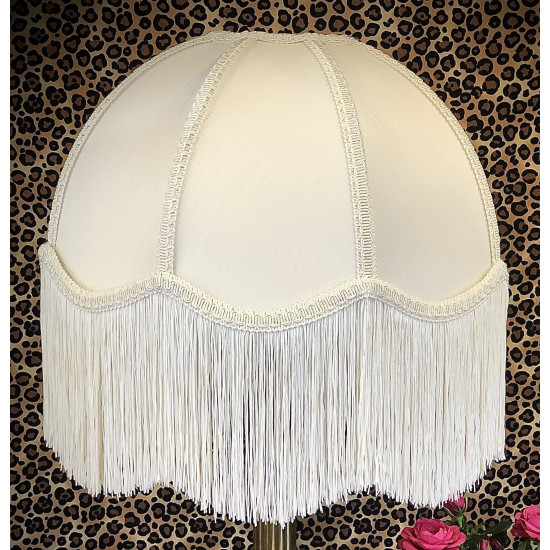 Cream Dome Fabric Lampshade