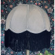Flint Grey and Black Dome Fabric Lampshade Flint Grey and Black Dome Fabric Lampshade