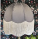 Flint Grey Dome Fabric Lampshade