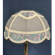 Flint Grey Floral Panelled Modern Fabric Lampshade