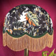 Forest Green Botanical Leaf Dome Fabric Lampshade Forest Green Botanical Leaf Dome Fabric Lampshade