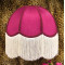 Fuchsia Pink Dome Fabric Lampshade