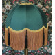 Holly Green and Gold Dome Fabric Lampshade Holly Green and Gold Dome Fabric Lampshade