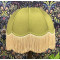 Olive Green Dome Fabric Lampshades