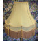 Sage Green and Gold Double Scallop Fabric Lampshades