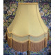 Sage Green and Gold Double Scallop Fabric Lampshades Sage Green and Gold Double Scallop Fabric Lampshades