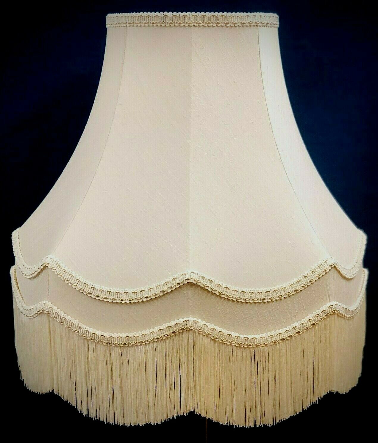 Cream Gallery Fabric Lampshade
