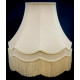 Cream Double Scallop Style Fabric Lampshade