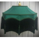 Holly Green and Black Downton Abbey Fabric Lampshade