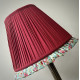Rosso Red Green Floral Ruffled Bottom Lampshade Rosso Red Green Floral Ruffled Bottom Lampshade